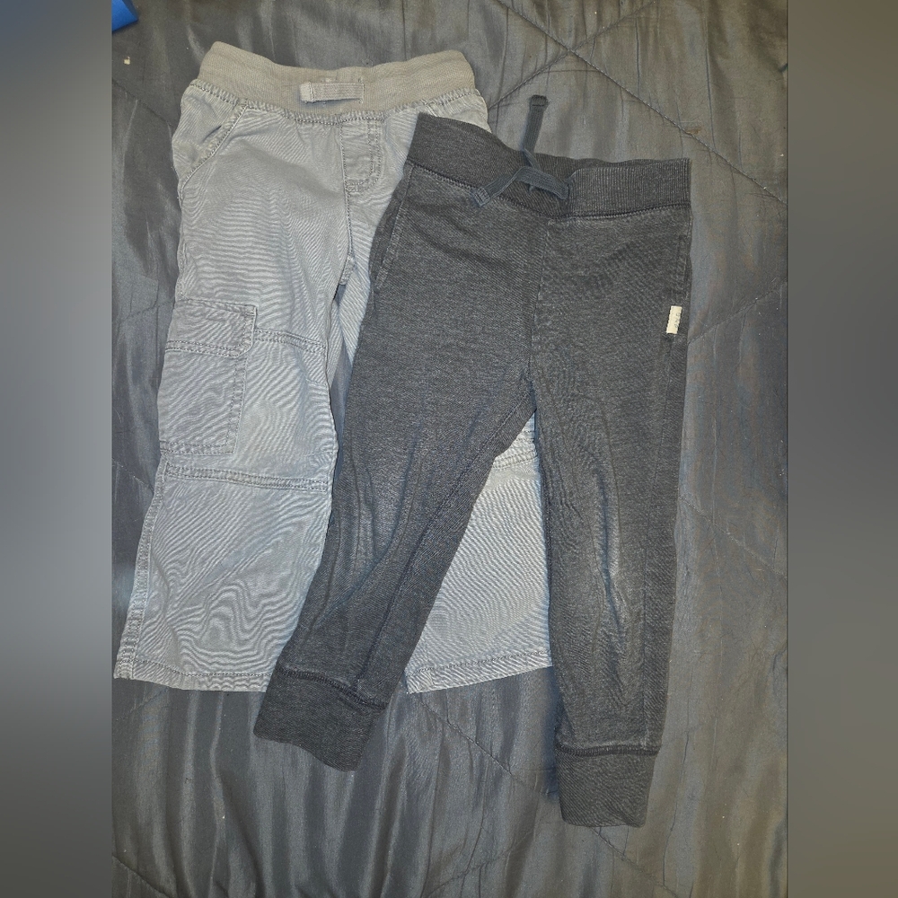 Old Navy Kids Casual Gray Cargo Pants